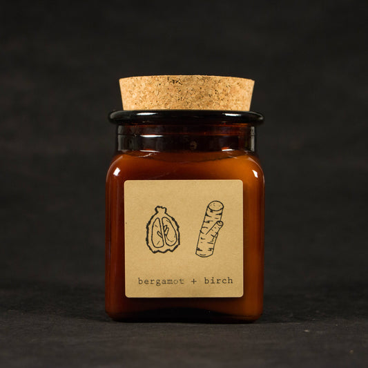 Bergamot + Birch Candle