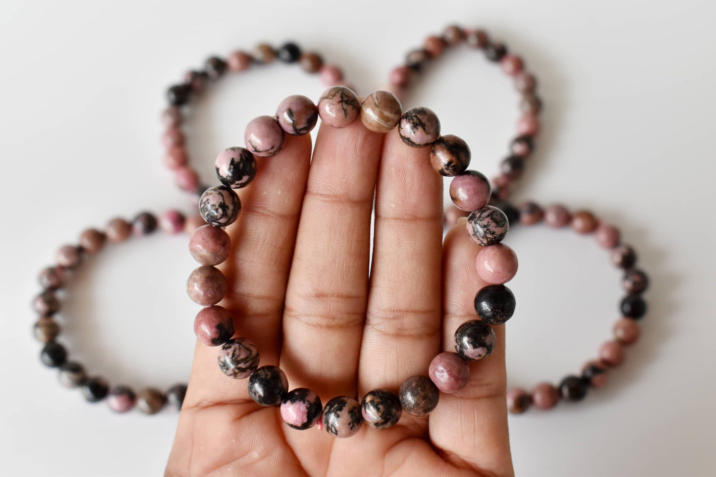 Rhodonite Bracelet 4mm