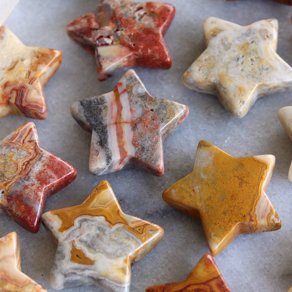 Crazy Lace Agate Star