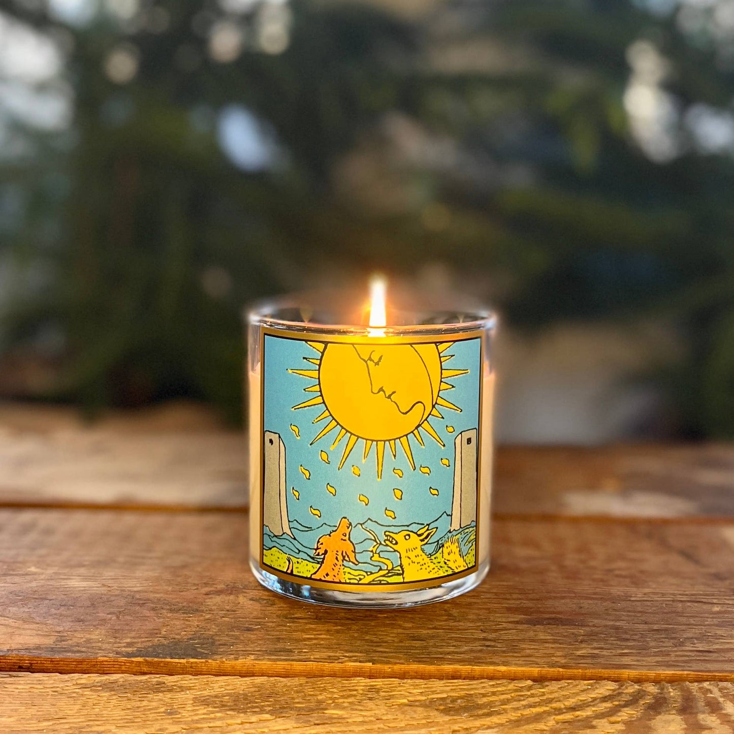 Moon Tarot Candle