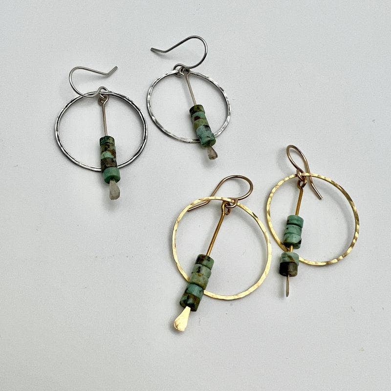Dress For Success Earrings: Silver