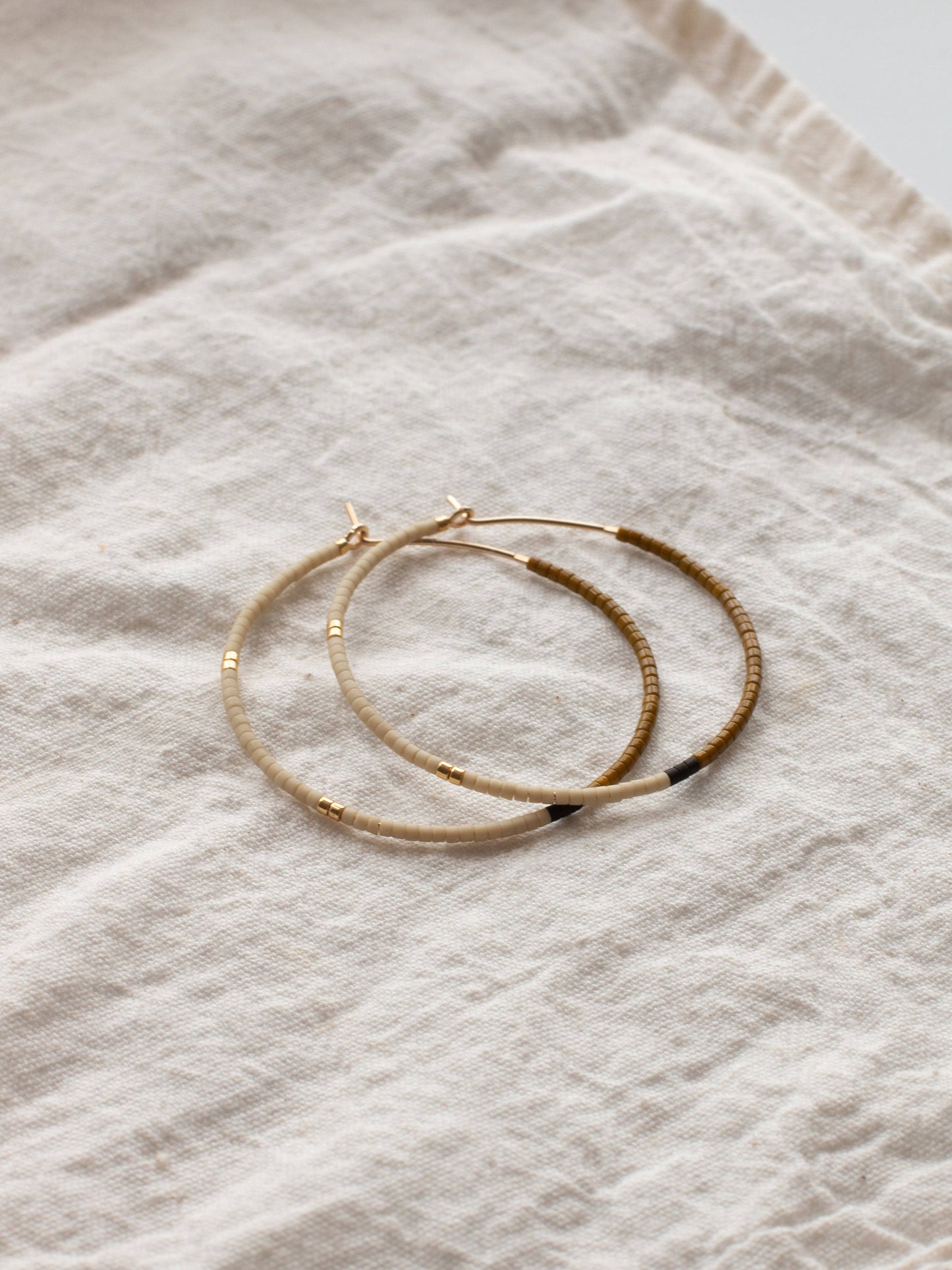 Small Mala Hoops / Rust