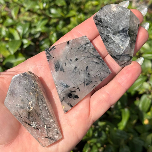 Tourmaline in Quartz Freeform
