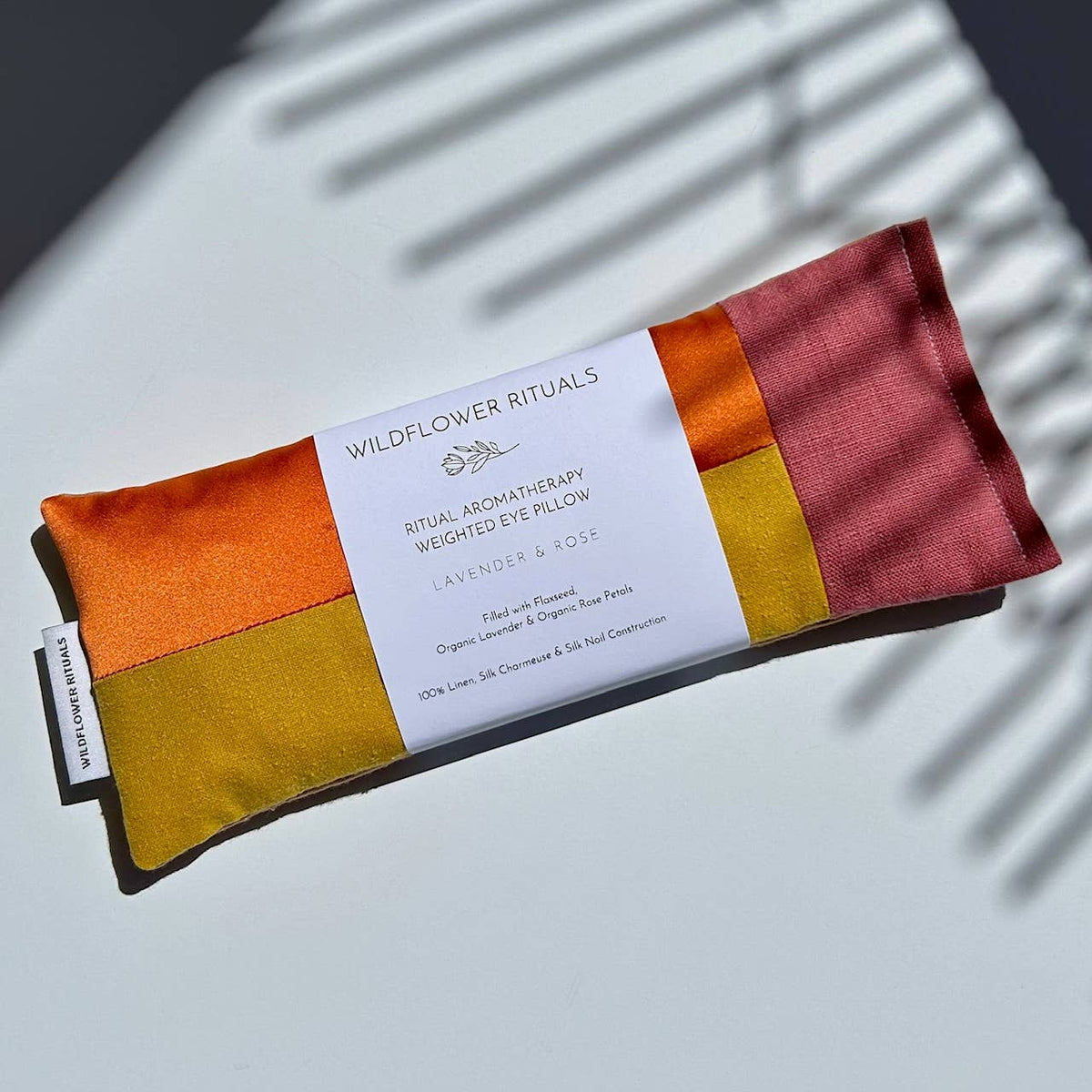 Aromatherapy Weighted Eye Pillow Patchwork- Rose & Lavender