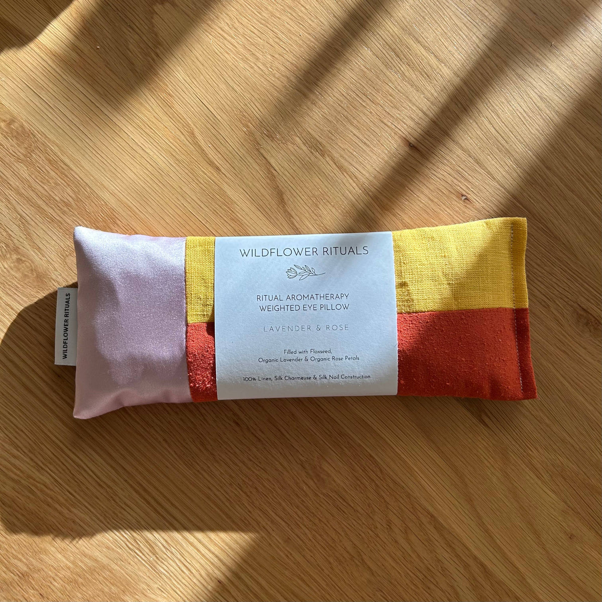Aromatherapy Weighted Eye Pillow Patchwork- Rose & Lavender