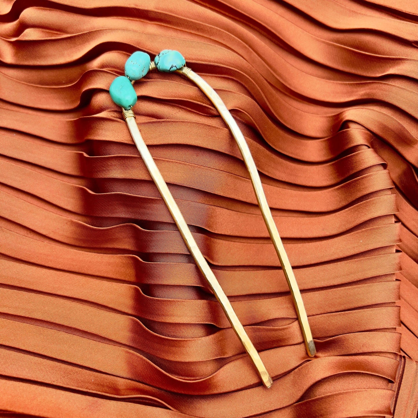 Turquoise Hair Fork