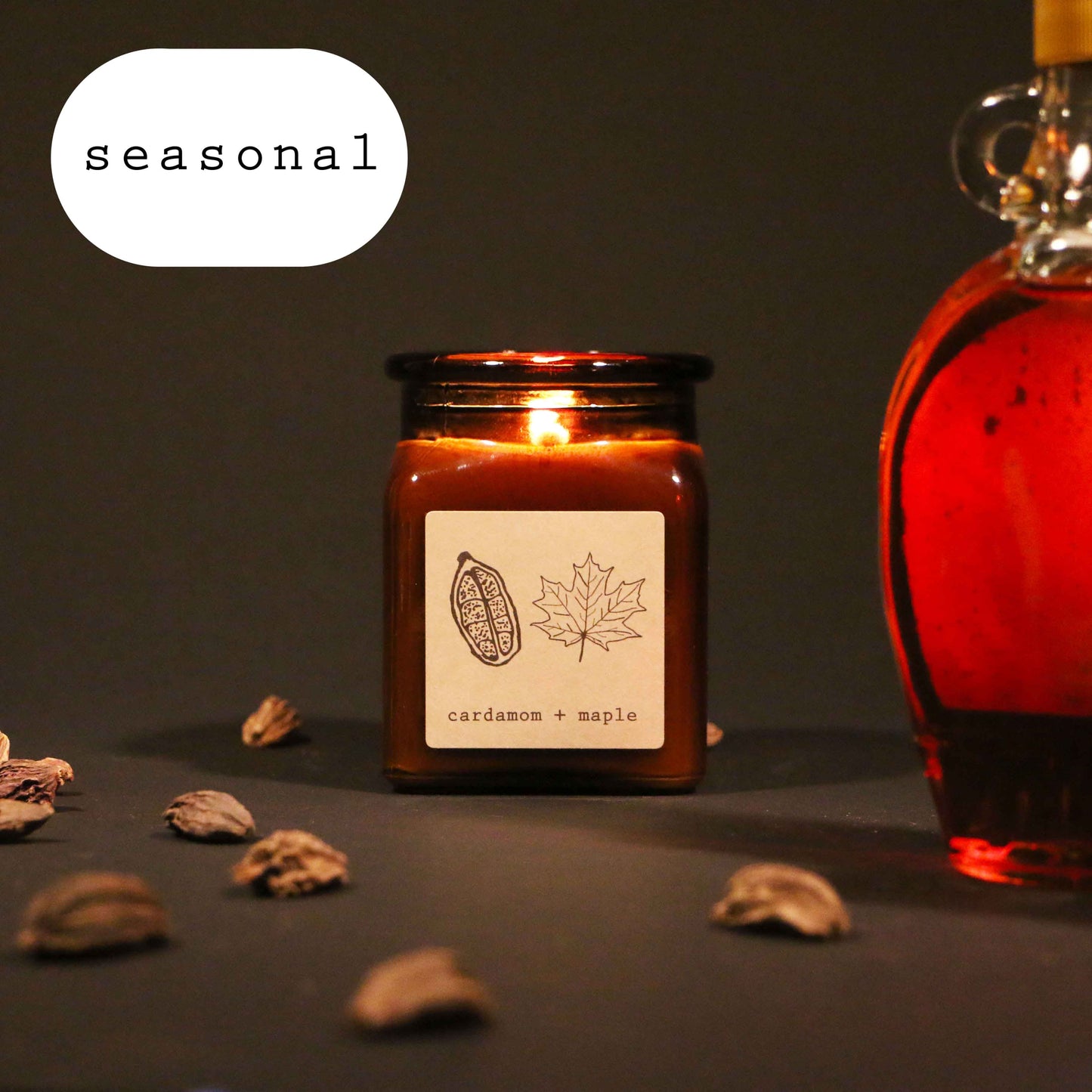 Cardamom + Maple Candle