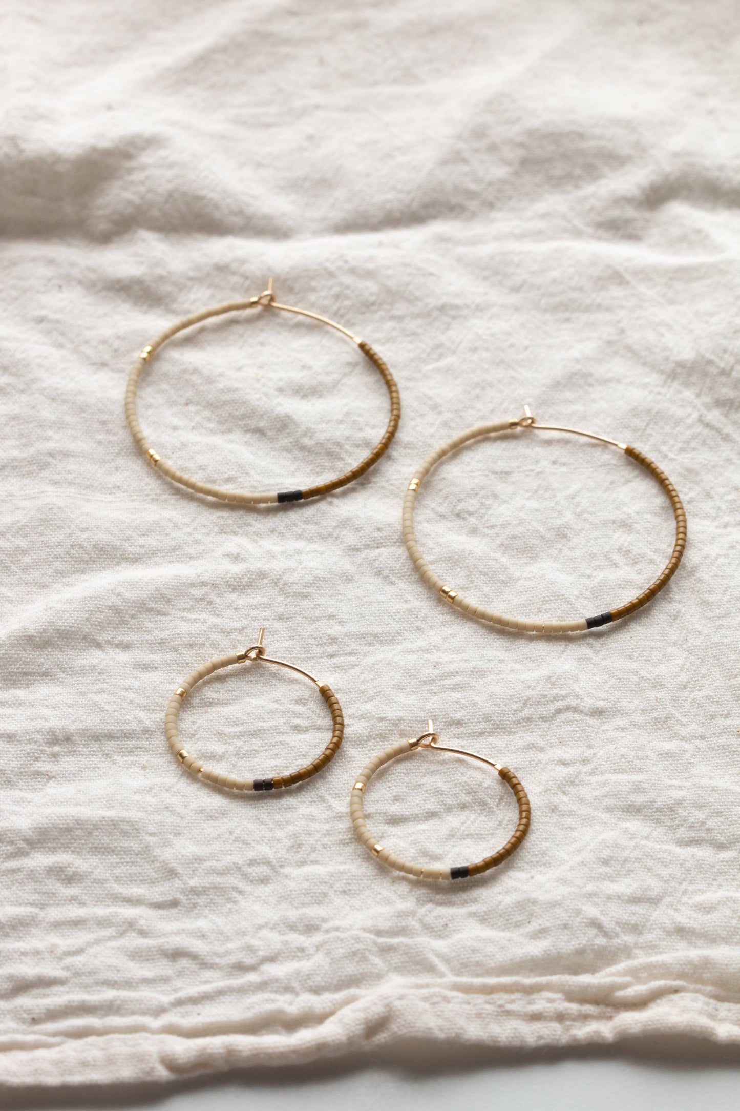 Small Mala Hoops / Rust
