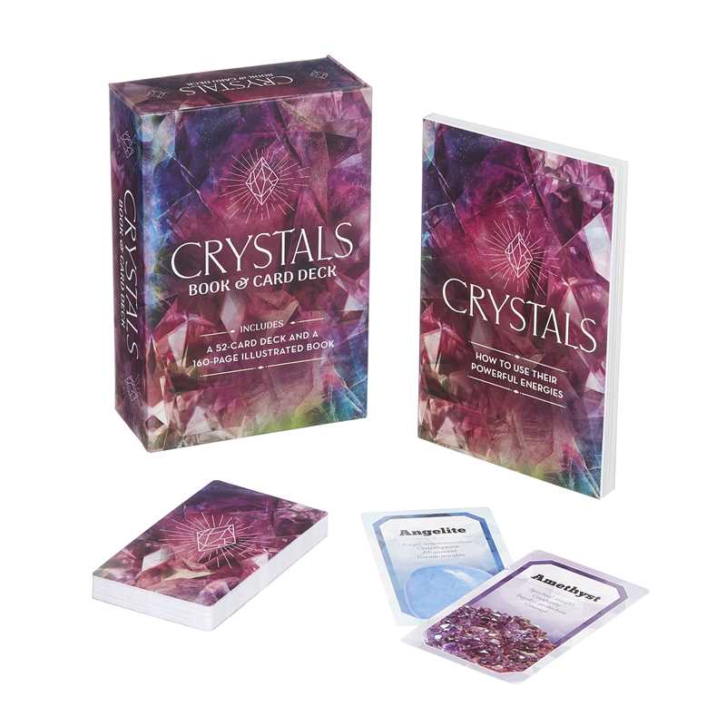 Crystals Book & Card Deck by Emily Anderson