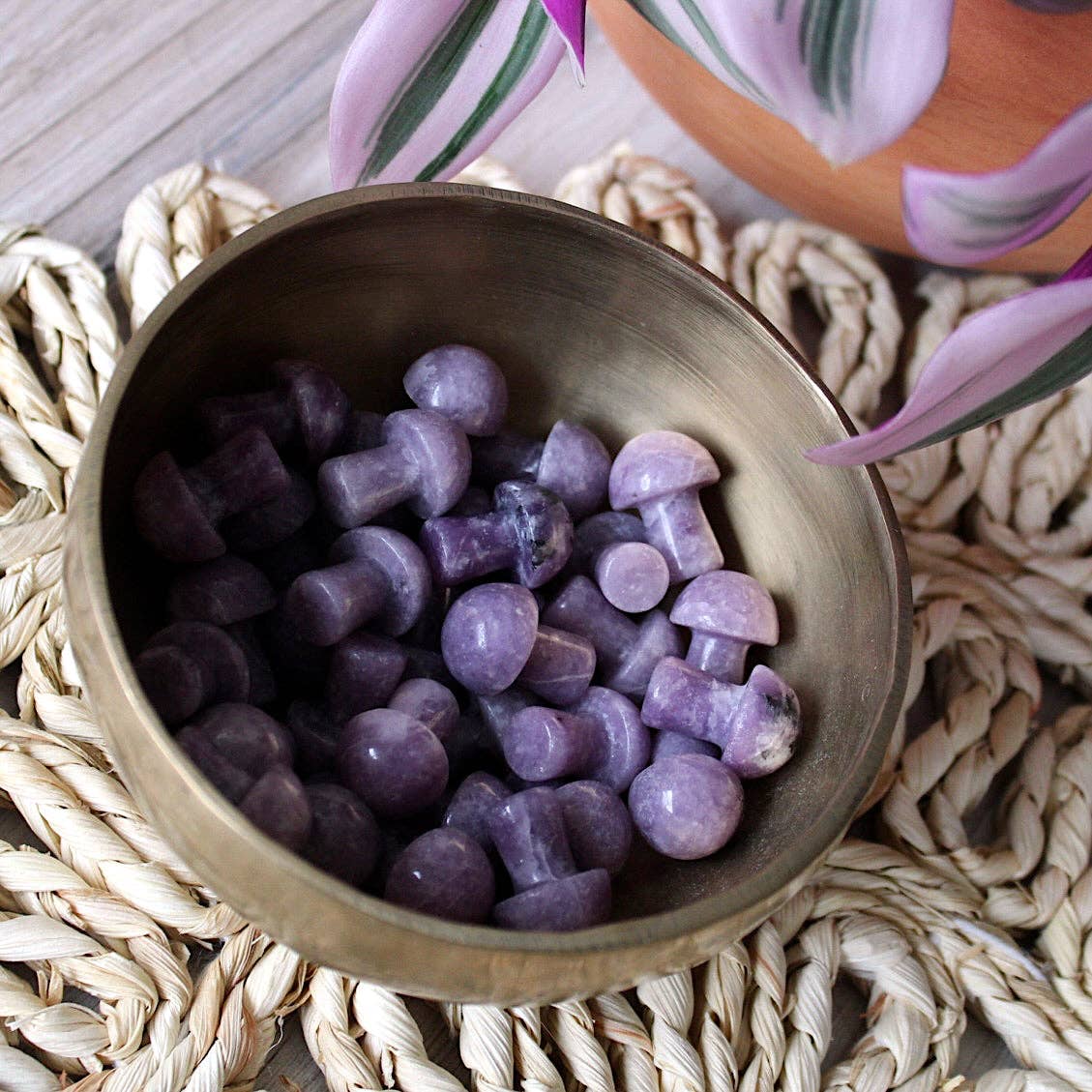 Lepidolite Mini Mushroom