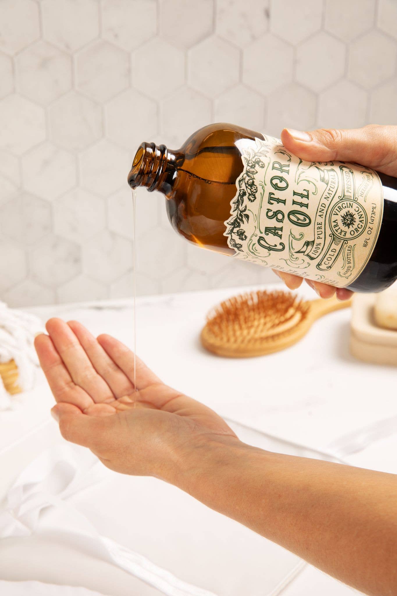 Organic Cold Pressed Hexane Free Castor Oil: 2 oz