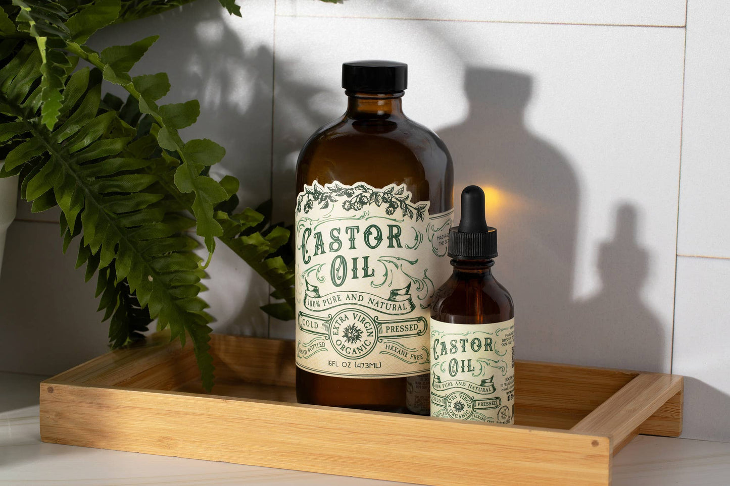 Organic Cold Pressed Hexane Free Castor Oil: 2 oz