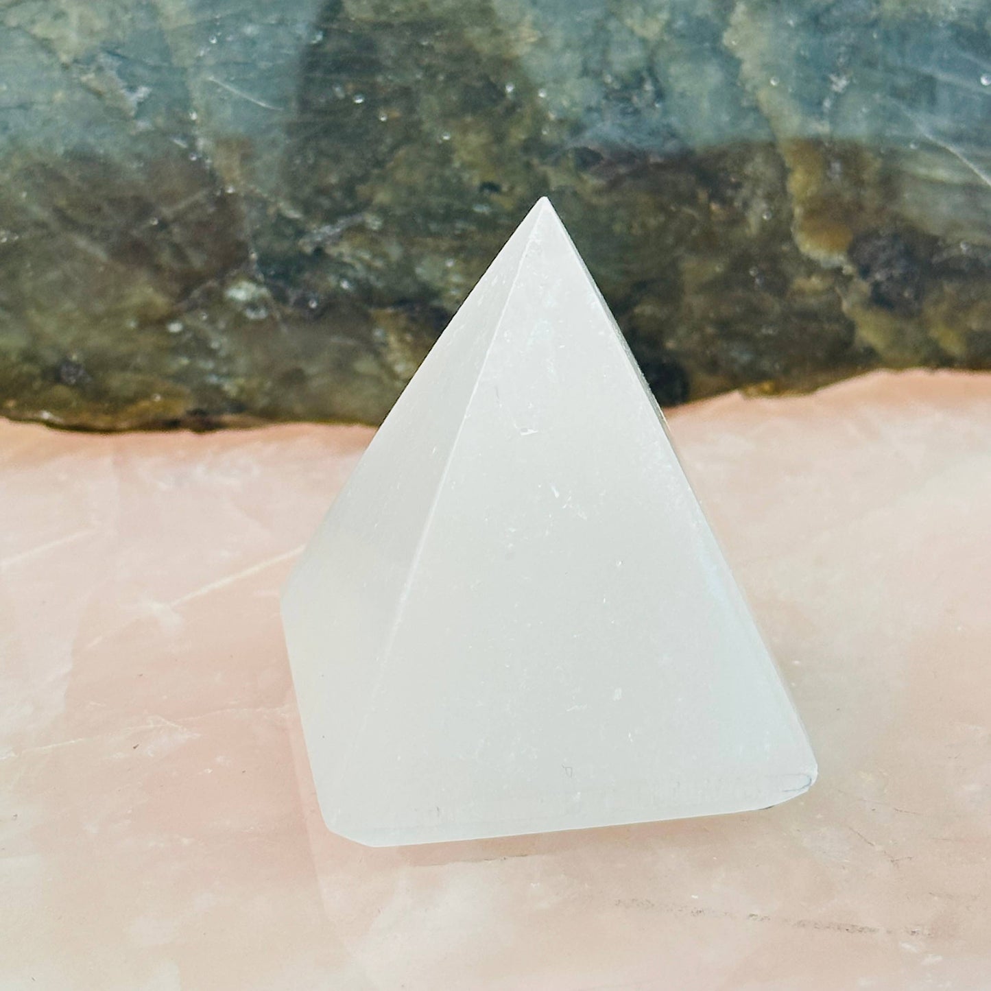 Selenite Chakra Pyramid